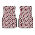 Creepy Red Eyeball Pattern Print Front Car Floor Mats