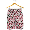 Creepy Red Eyeball Pattern Print Men's Shorts