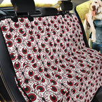 Creepy Red Eyeball Pattern Print Pet Car Back Seat Cover