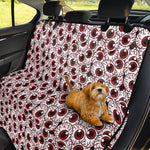 Creepy Red Eyeball Pattern Print Pet Car Back Seat Cover