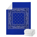Crip Blue Bandana Blanket