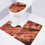 Crispy Bacon Print 3 Piece Bath Mat Set