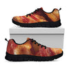 Crispy Bacon Print Black Sneakers