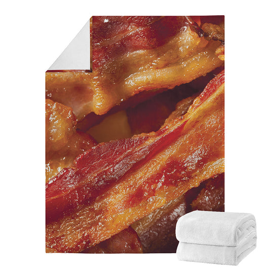 Crispy Bacon Print Blanket