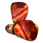 Crispy Bacon Print Boxing Gloves