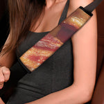 Crispy Bacon Print Car Seat Belt Covers