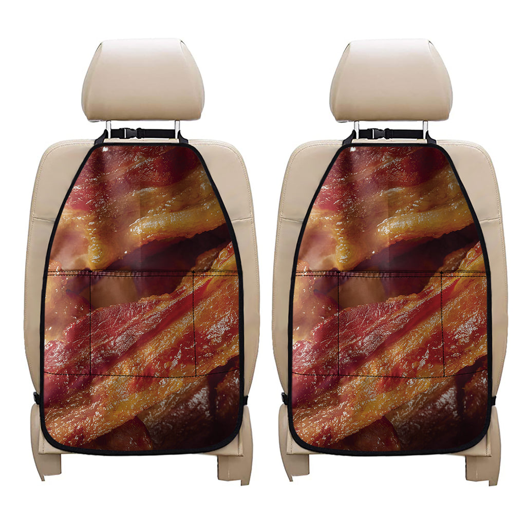 Crispy Bacon Print Car Seat Organizers