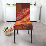 Crispy Bacon Print Dining Chair Slipcover