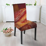Crispy Bacon Print Dining Chair Slipcover
