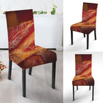 Crispy Bacon Print Dining Chair Slipcover