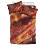 Crispy Bacon Print Duvet Cover Bedding Set