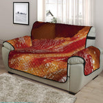 Crispy Bacon Print Half Sofa Protector