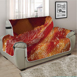 Crispy Bacon Print Half Sofa Protector