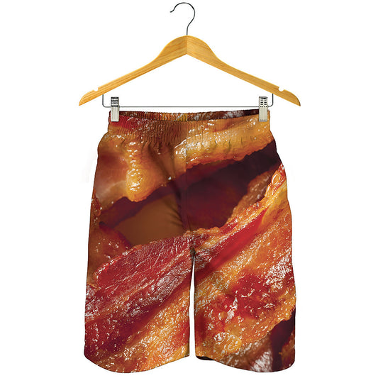 Crispy Bacon Print Men's Shorts