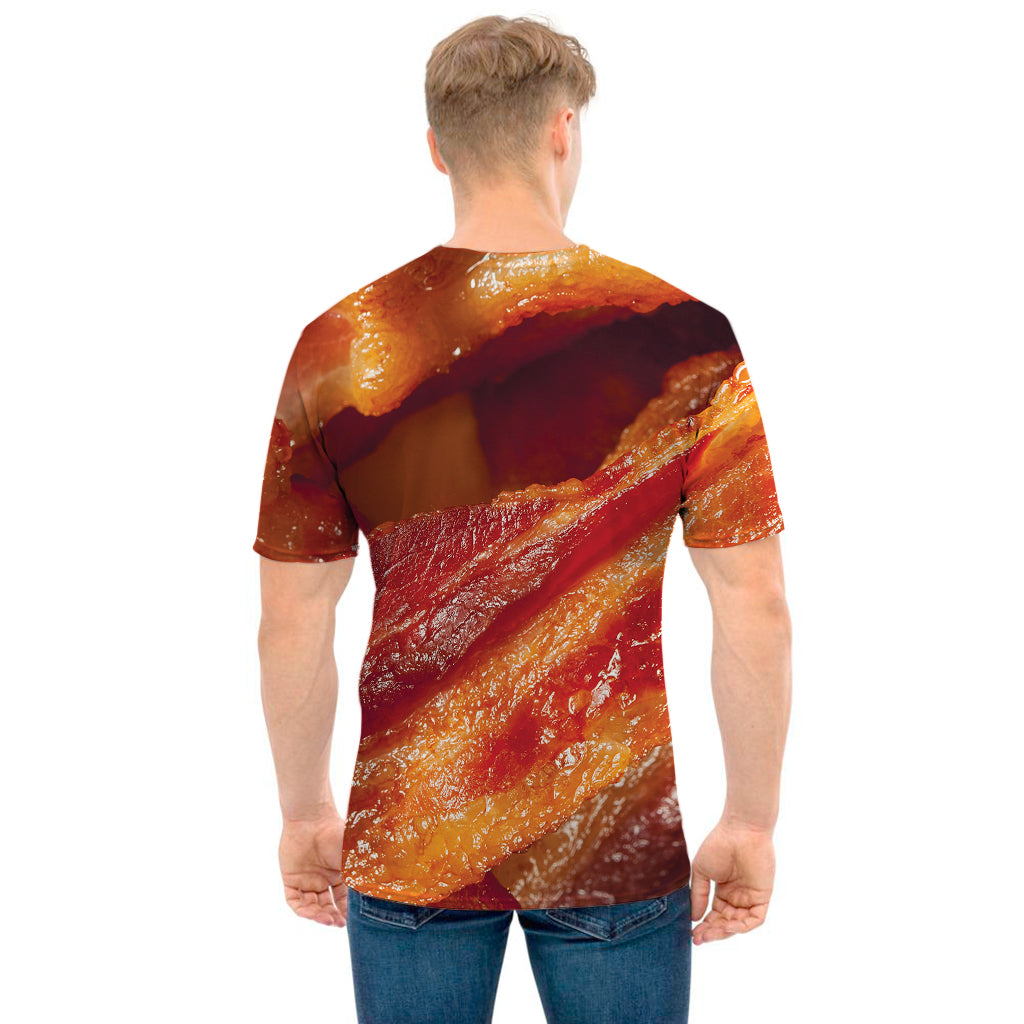 Crispy Bacon Print Men's T-Shirt