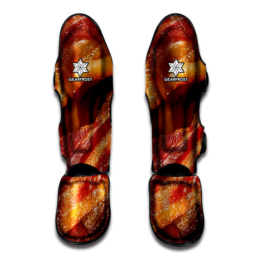 Crispy Bacon Print Muay Thai Shin Guard