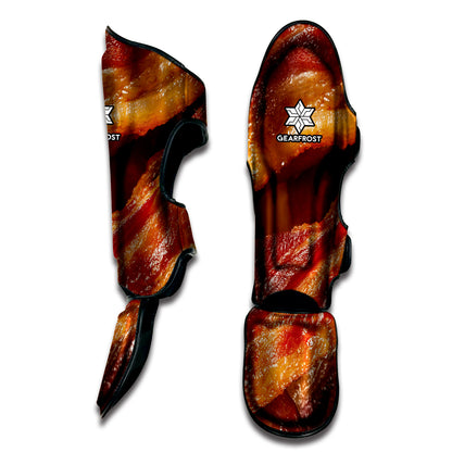 Crispy Bacon Print Muay Thai Shin Guard