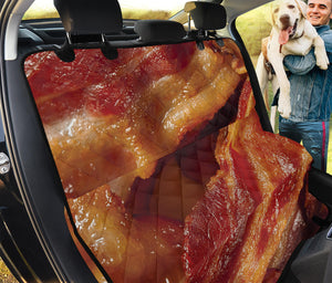 Crispy Bacon Print Pet Car Back Seat Cover