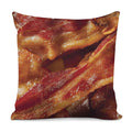 Crispy Bacon Print Pillow Cover