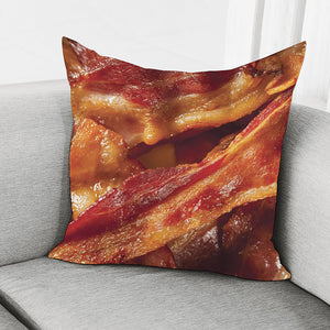 Crispy Bacon Print Pillow Cover