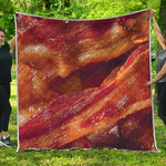 Crispy Bacon Print Quilt