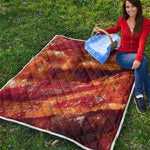 Crispy Bacon Print Quilt