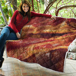 Crispy Bacon Print Quilt