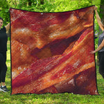 Crispy Bacon Print Quilt