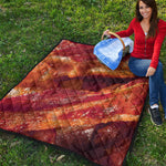 Crispy Bacon Print Quilt