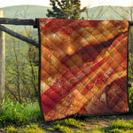 Crispy Bacon Print Quilt