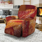 Crispy Bacon Print Recliner Slipcover