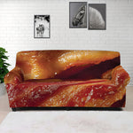 Crispy Bacon Print Sofa Cover