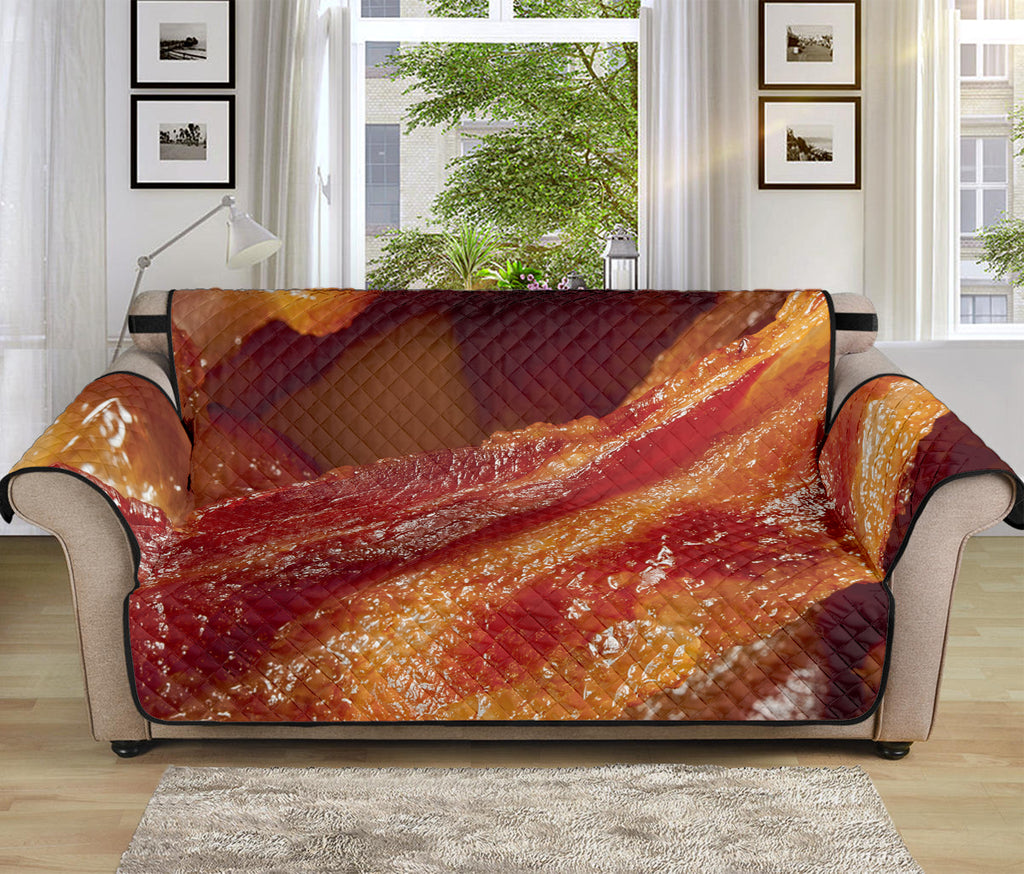 Crispy Bacon Print Sofa Protector