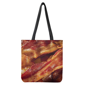 Crispy Bacon Print Tote Bag