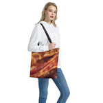 Crispy Bacon Print Tote Bag