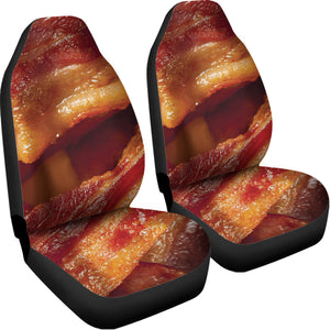 Crispy Bacon Print Universal Fit Car Seat Covers