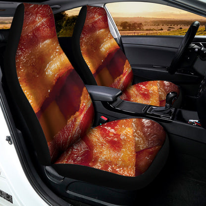 Crispy Bacon Print Universal Fit Car Seat Covers