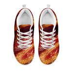 Crispy Bacon Print White Sneakers