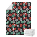 Crochet Yarn Pattern Print Blanket