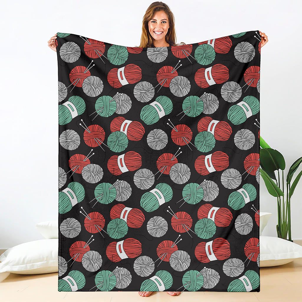 Crochet Yarn Pattern Print Blanket