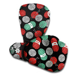 Crochet Yarn Pattern Print Boxing Gloves