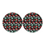 Crochet Yarn Pattern Print Car Coasters