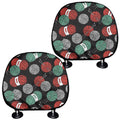 Crochet Yarn Pattern Print Car Headrest Covers