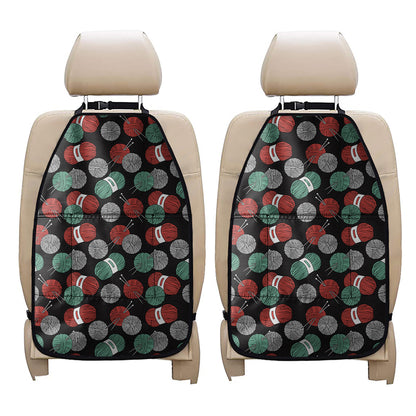 Crochet Yarn Pattern Print Car Seat Organizers