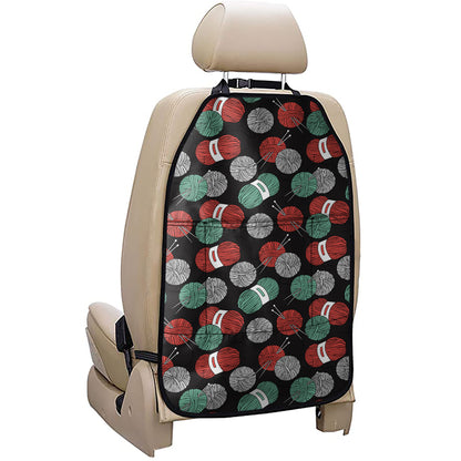 Crochet Yarn Pattern Print Car Seat Organizers