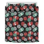 Crochet Yarn Pattern Print Duvet Cover Bedding Set