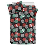 Crochet Yarn Pattern Print Duvet Cover Bedding Set