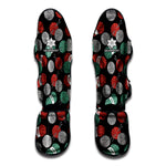 Crochet Yarn Pattern Print Muay Thai Shin Guard