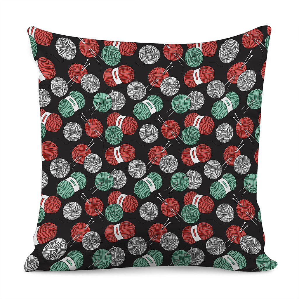 Crochet Yarn Pattern Print Pillow Cover