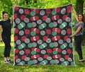 Crochet Yarn Pattern Print Quilt